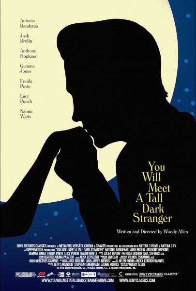 You Will Meet a Tall Dark Stranger movie font