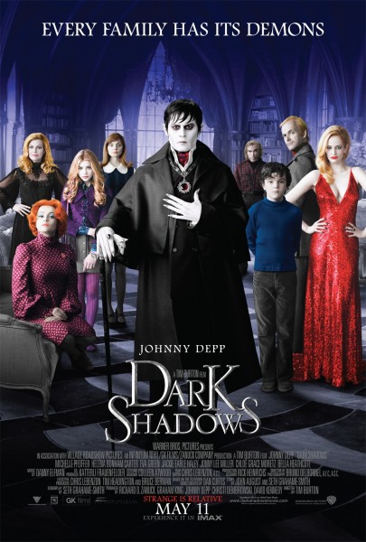 Dark Shadows movie font