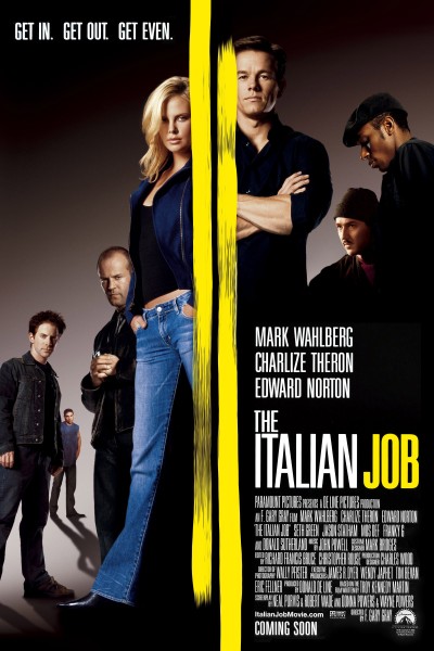 The Italian Job movie font