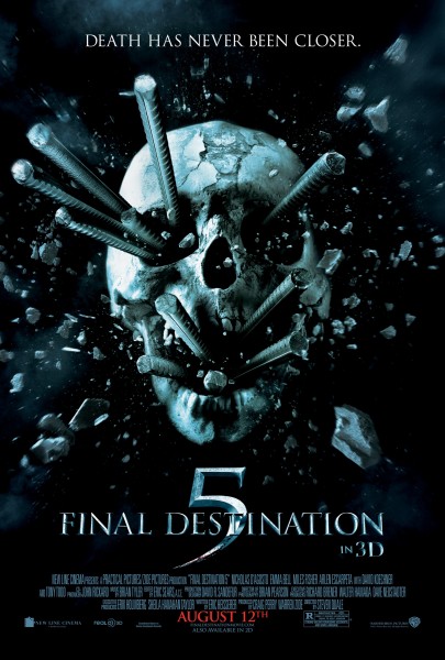 Final Destination 5 movie font