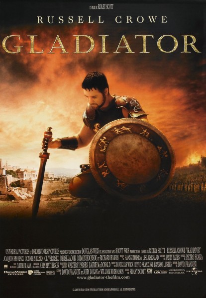 Gladiator movie font
