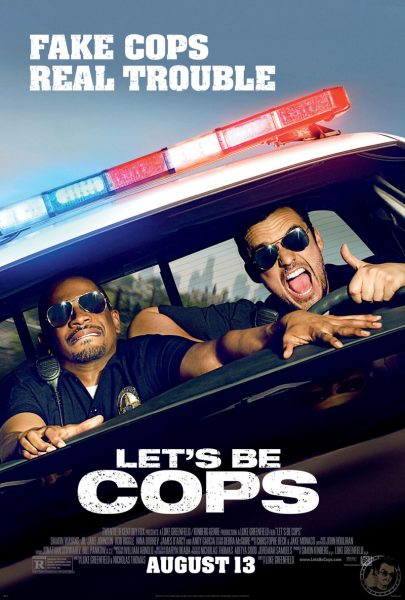 Let's Be Cops movie font