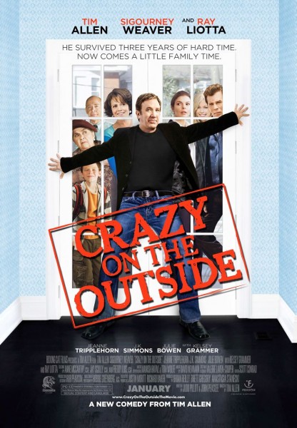 Crazy on the Outside movie font