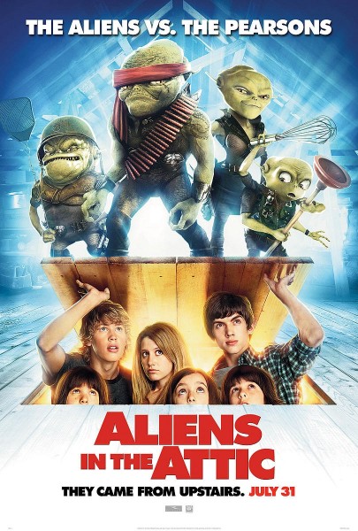 Aliens in the Attic movie font