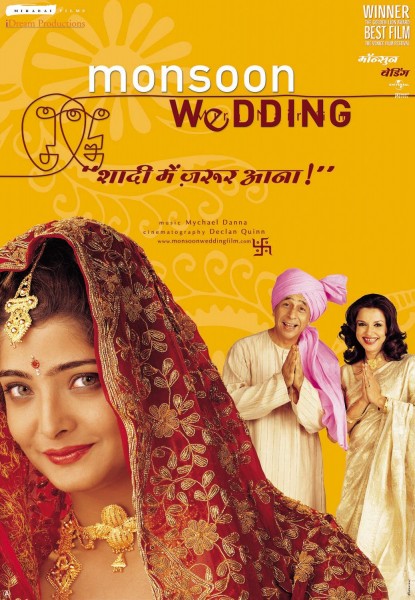 Monsoon Wedding movie font