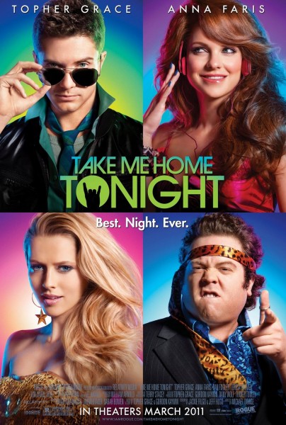 Take Me Home Tonight movie font
