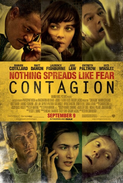 Contagion movie font