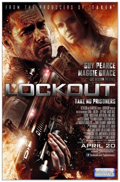 Lockout movie font