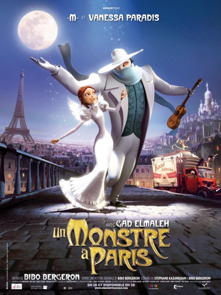 A Monster in Paris movie font