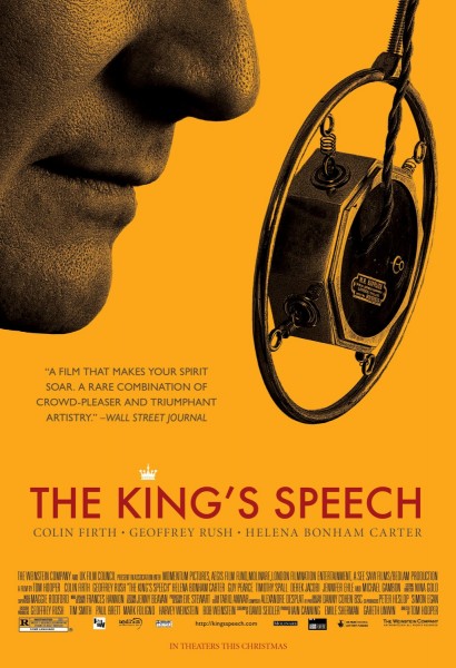 The King's Speech movie font