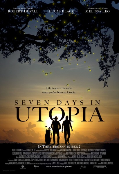 Seven Days in Utopia movie font