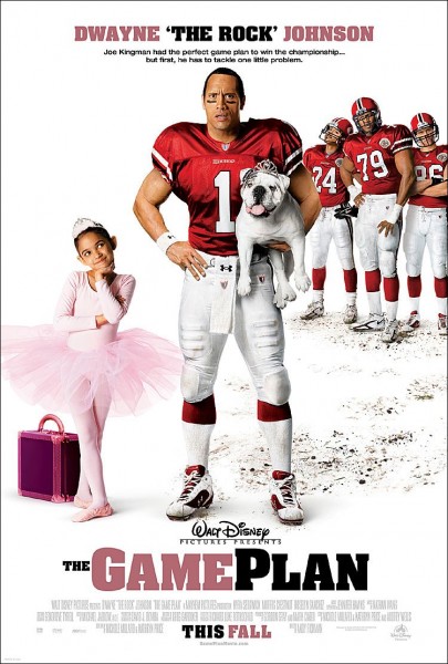 The Game Plan movie font
