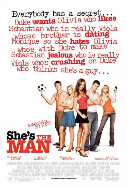 She's the Man movie font