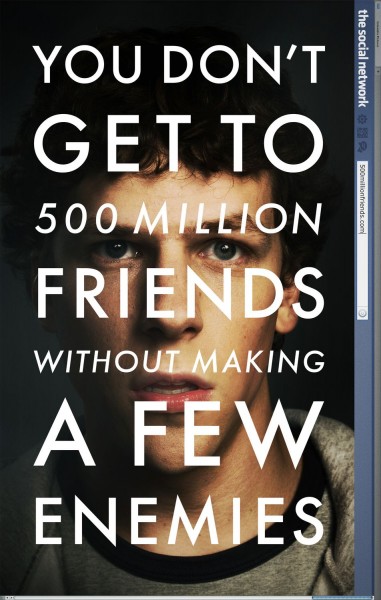 The Social Network movie font