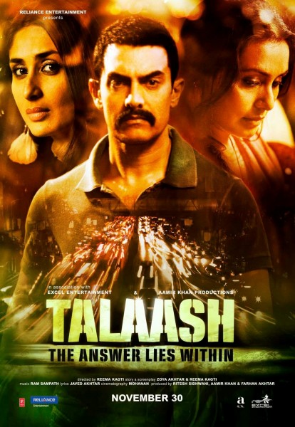 Talaash movie font