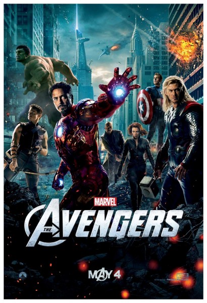The Avengers movie font