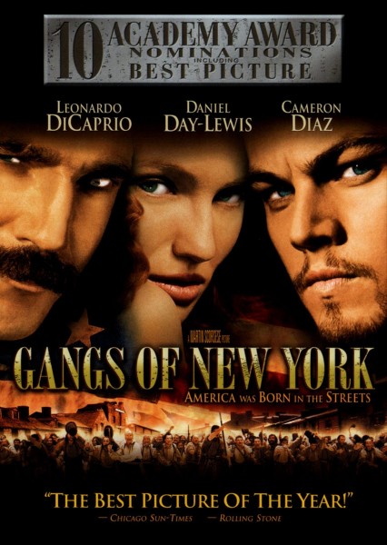 Gangs of New York movie font