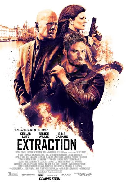 Extraction movie font