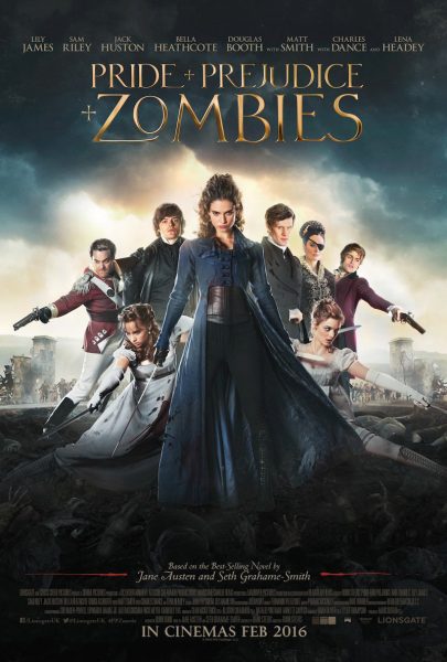 Pride and Prejudice and Zombies movie font