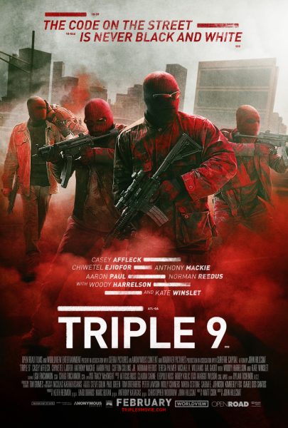 Triple 9 movie font