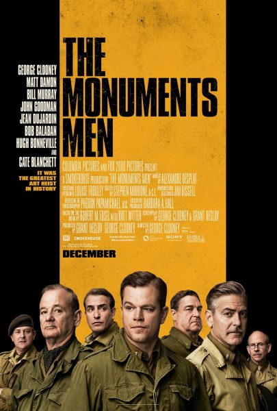 The Monuments Men movie font
